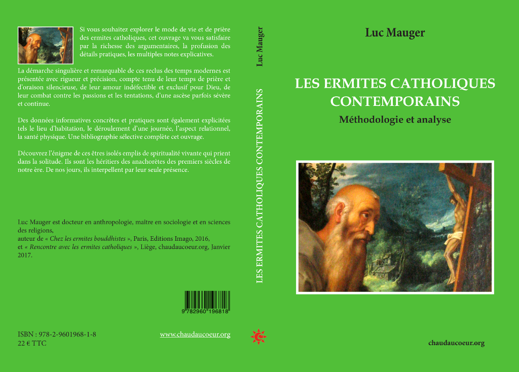 Couverture du livre Les ermites catholiques contemporains de Luc Mauger